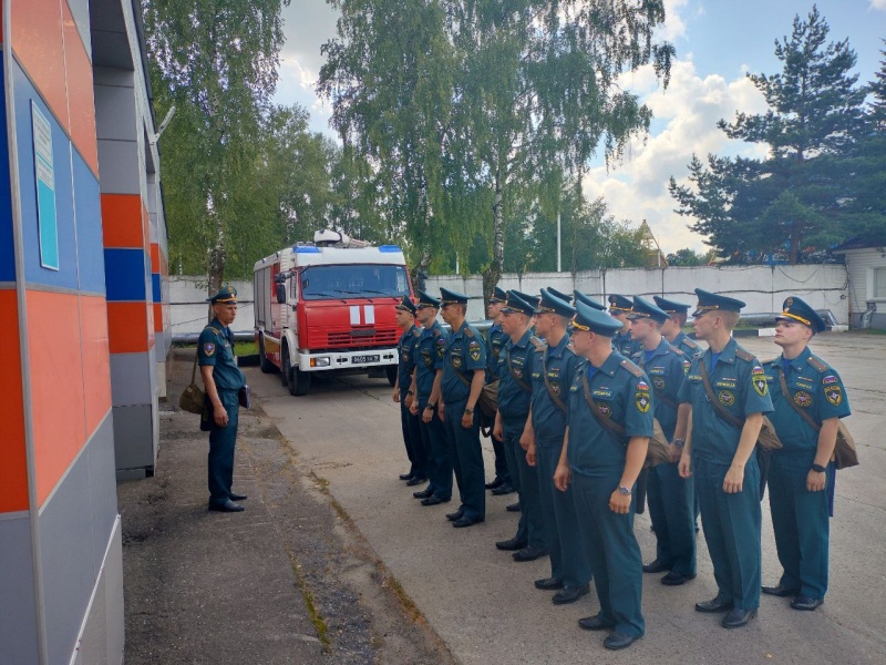 В Ногинском СЦ проводится учебно-методический сбор с лейтенантами.