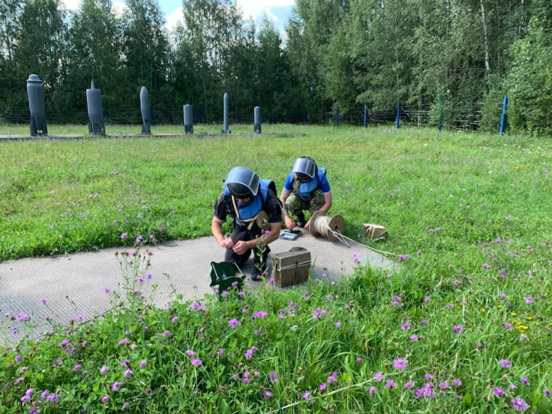 В Ногинском СЦ завершилось обучение по программе специальной подготовки «Специалист разминирования».