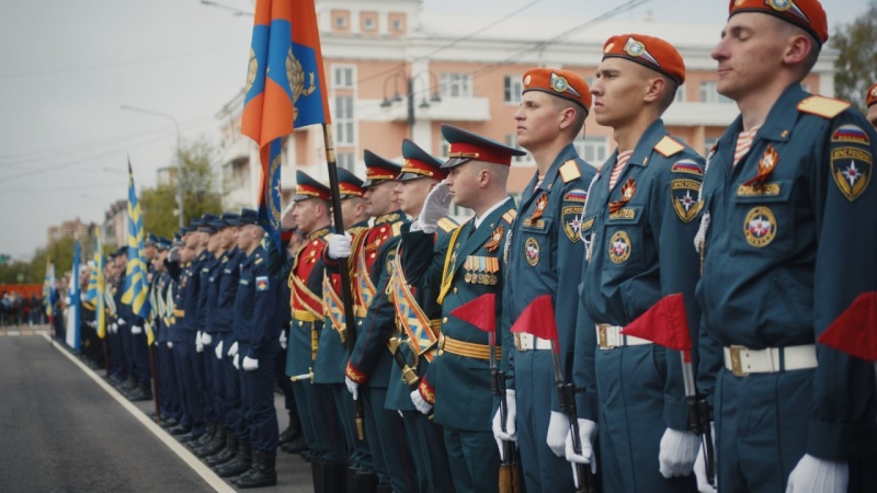 Личный состав Ногинского СЦ принял участие в мероприятиях, посвященных Дню Победы.