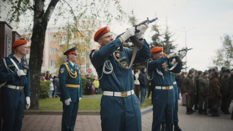 Личный состав Ногинского СЦ принял участие в мероприятиях, посвященных Дню Победы.