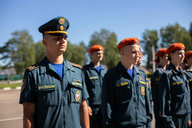 В Ногинском СЦ прошло торжественное открытие ознакомительных сборов с участием учеников кадетского класса «Спасатель» с.Хороль Приморского края.