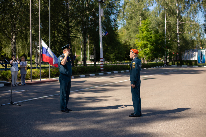 В Ногинском СЦ прошло торжественное открытие ознакомительных сборов с участием учеников кадетского класса «Спасатель» с.Хороль Приморского края.