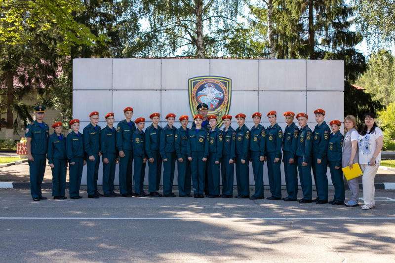 В Ногинском СЦ прошло торжественное открытие ознакомительных сборов с участием учеников кадетского класса «Спасатель» с.Хороль Приморского края.