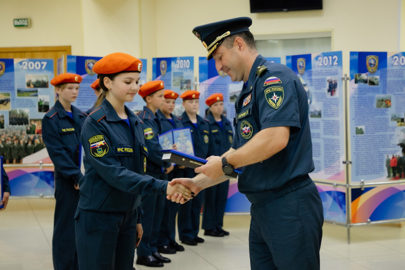 В Ногинском СЦ  завершились ознакомительные сборы с кадетами.