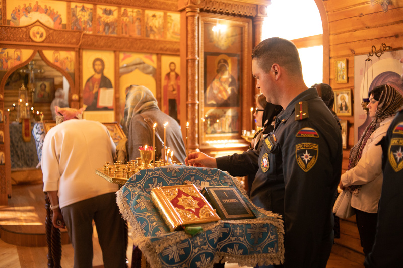 Сотрудники Ногинского СЦ приняли участие в благодарственном молебне в честь образа Божией Матери «Неопалимая Купина»