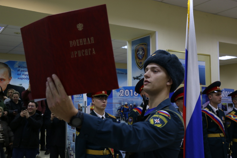 Торжественное  принятие Военной присяги в Ногинском СЦ