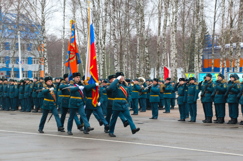 Военная присяга прошла в Ногинском спасательном центре