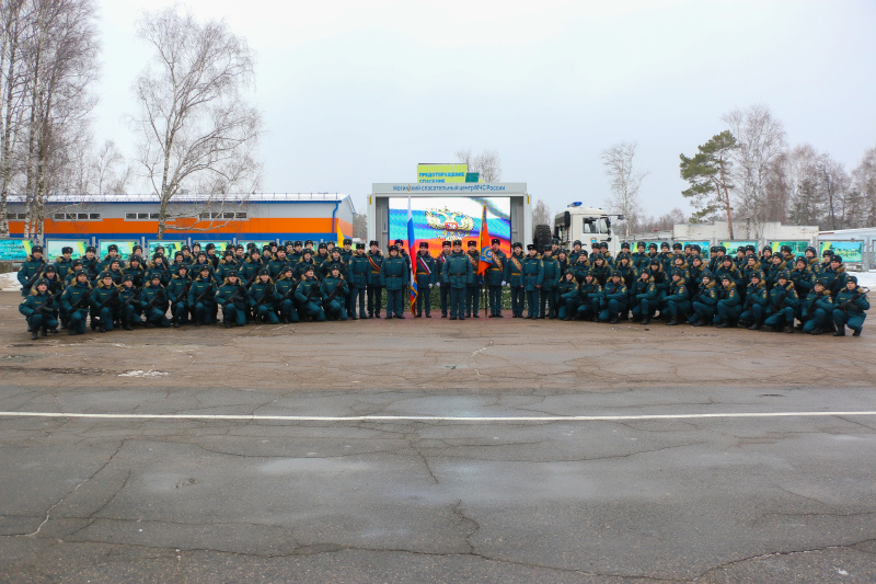 Военная присяга прошла в Ногинском спасательном центре