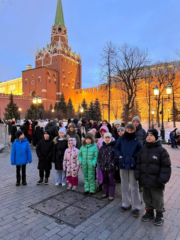 Дети сотрудников Ногинского СЦ посетили Кремлевскую елку.