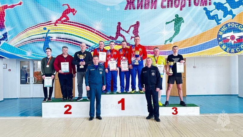 Победа сборной команды Ногинского СЦ в Спартакиаде МЧС России по настольному теннису