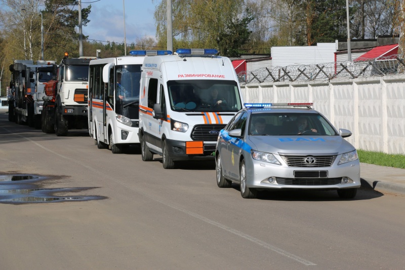 Отправление пиротехнического расчёта Ногинского СЦ в служебную командировку Отправление пиротехнического расчёта Ногинского СЦ в служебную командировку