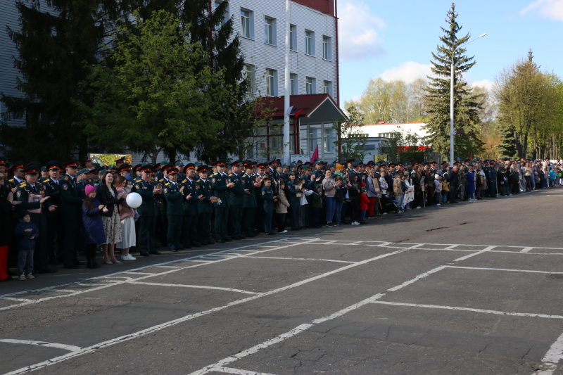 Празднование Дня Победы в Ногинском спасательном центре и на площади Победы
