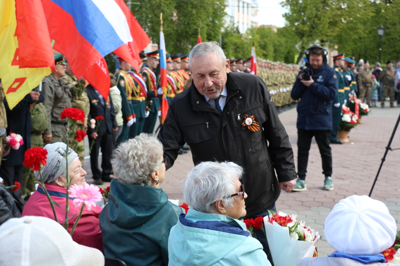 Празднование Дня Победы в Ногинском спасательном центре и на площади Победы