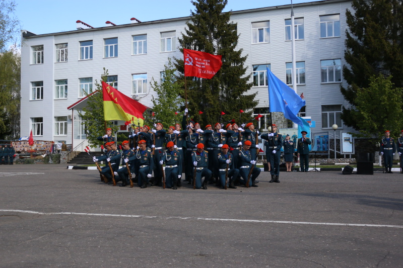 Празднование Дня Победы в Ногинском спасательном центре и на площади Победы