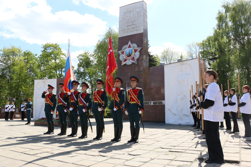 Празднование Дня Победы в Ногинском спасательном центре и на площади Победы