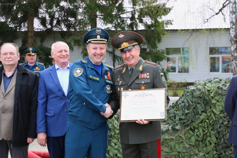 Встреча ветеранов Ногинского ордена Жукова спасательного центра МЧС России
