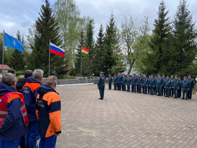 На базе 40-го Российского центра подготовки спасателей состоялось открытие двух важных мероприятий