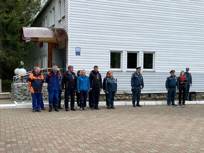 На базе 40-го Российского центра подготовки спасателей состоялось открытие двух важных мероприятий