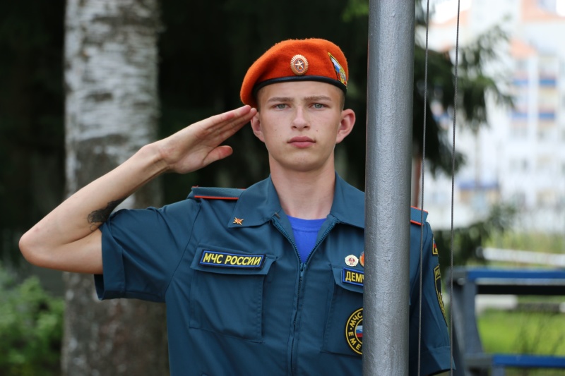 В Ногинском СЦ прошло торжественное открытие ознакомительных сборов для учеников кадетского класса «Спасатель» с.Хороль Приморского края.