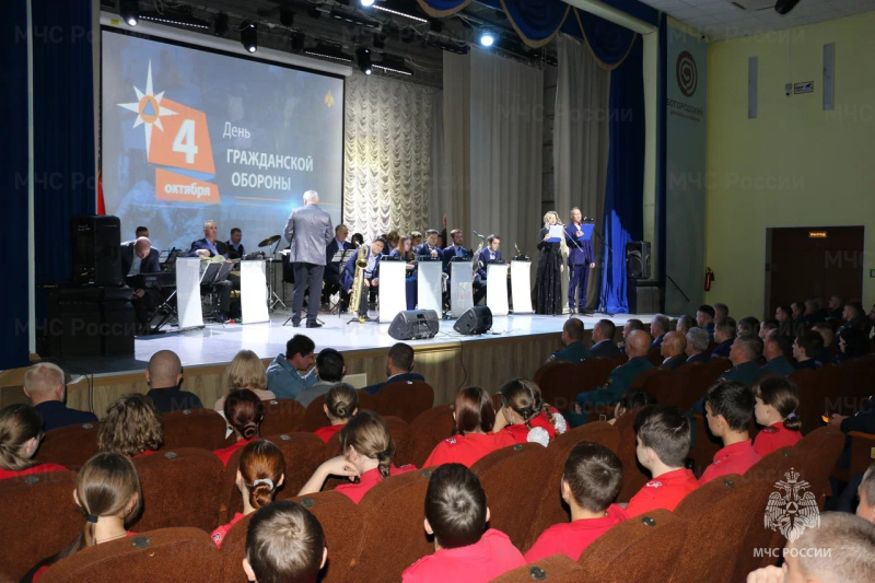 Личный состав Ногинского ордена Жукова спасательного центра МЧС России принял участие в праздничном концерте
