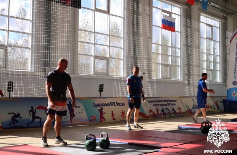 Ногинский ордена Жукова СЦ МЧС России стал победителем Спартакиады по гиревому спорту