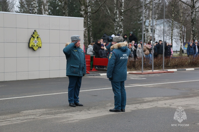 5 декабря в Ногинском ордена Жукова спасательном центре МЧС России проведен ритуал принятия военной присяги