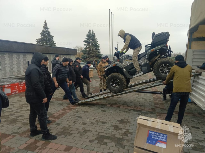 12 декабря силами Ногинского ордена Жукова спасательного центра, была осуществлена доставка гуманитарного груза от Росрезерва и Богородского городского округа