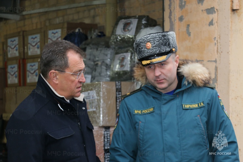 12 декабря силами Ногинского ордена Жукова спасательного центра, была осуществлена доставка гуманитарного груза от Росрезерва и Богородского городского округа