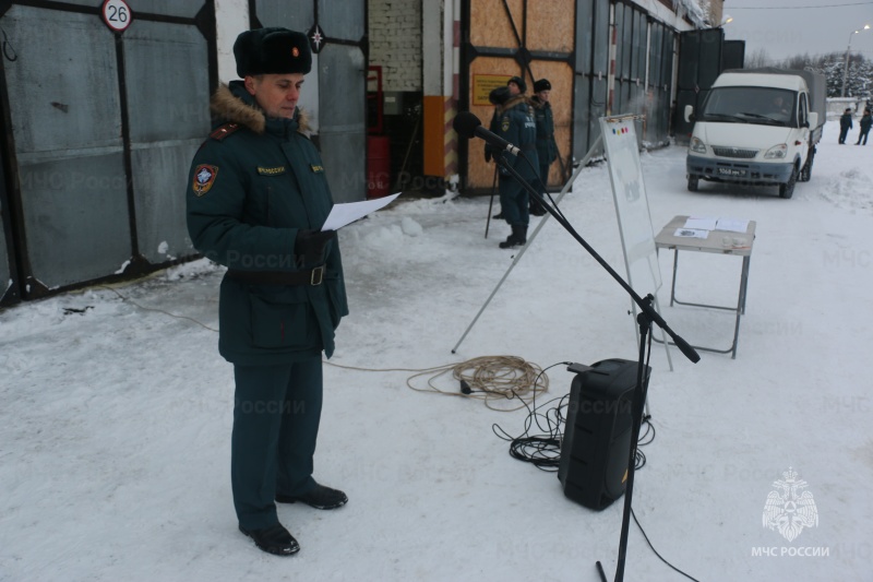 16 января в Ногинском ордена Жукова спасательном центре закончилась первая неделя нового учебного периода