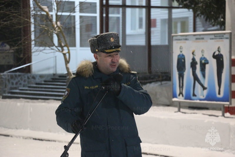 Долгожданное прибытие личного состава из служебной командировки.