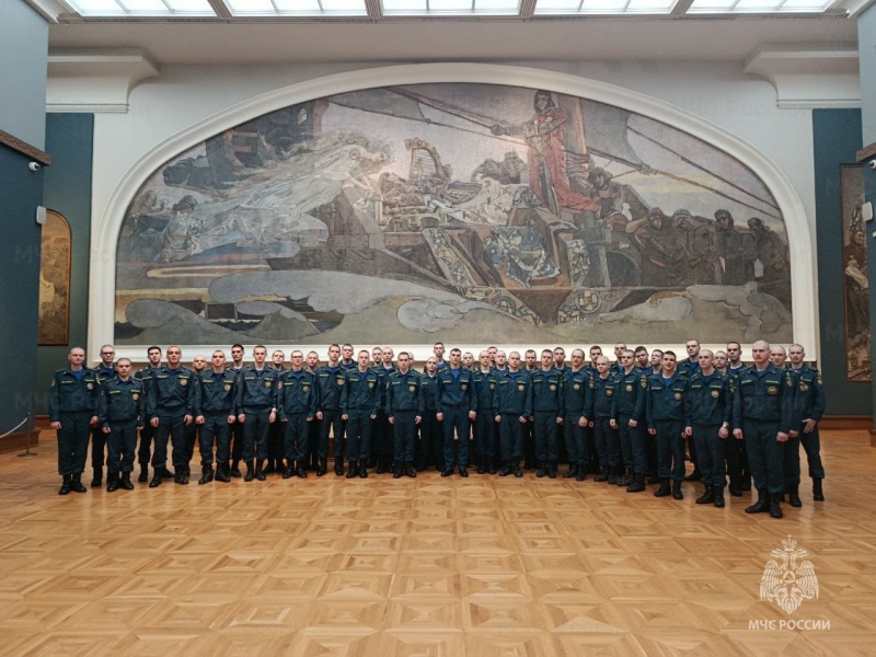 Для военнослужащих, проходящих военную службу по призыву, организован выезд на экскурсии в Третьяковскую галерею