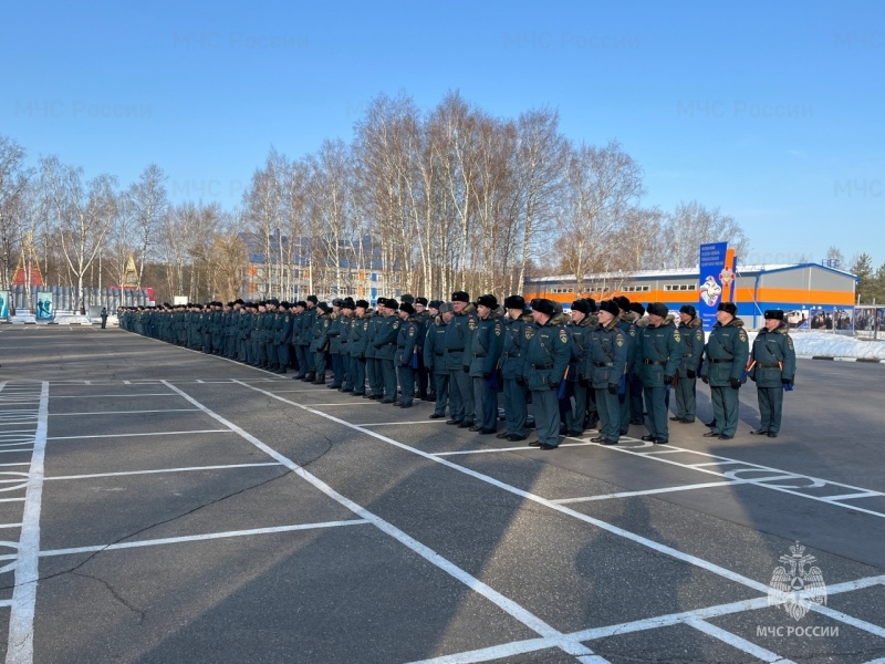 Торжественное мероприятие по случаю прибытия личного состава из служебной командировки