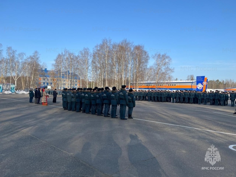 Торжественное мероприятие по случаю прибытия личного состава из служебной командировки