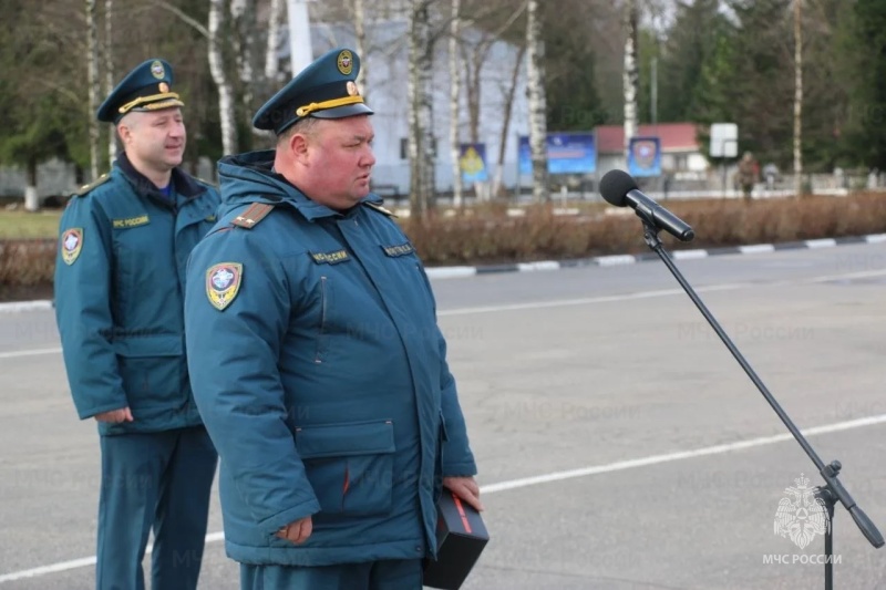 13 апреля в Ногинском ордена Жукова спасательном центре чествовали военнослужащих, выслуживших установленный срок военной службы
