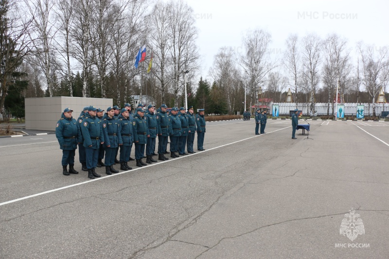 Встреча личного состава, прибывшего со служебной командировки