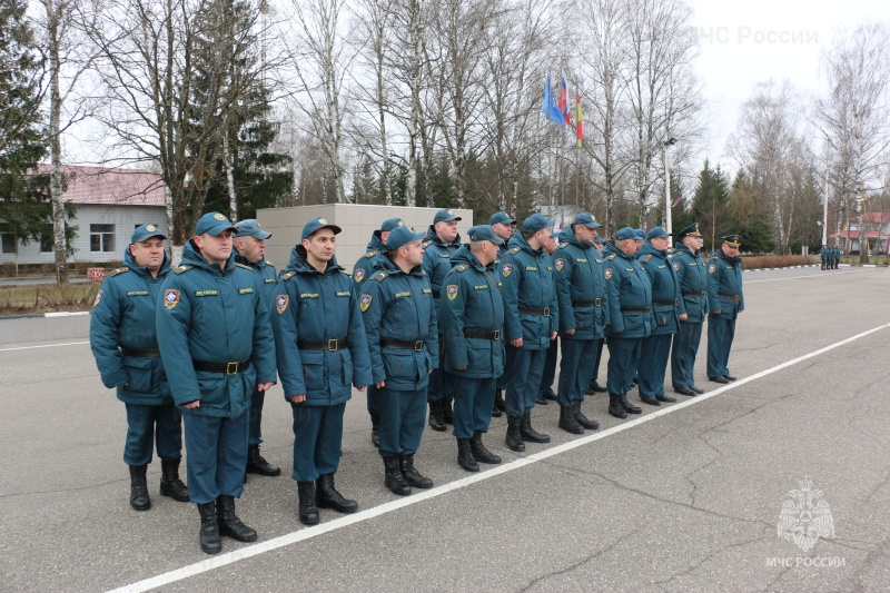 Встреча личного состава, прибывшего со служебной командировки