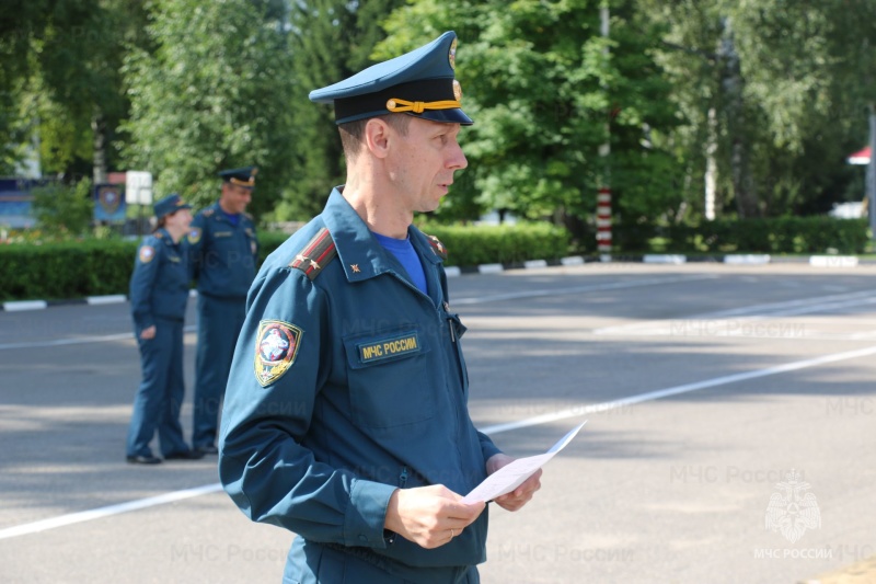 В Ногинском ордена Жукова спасательном центре МЧС России прошла военная эстафета