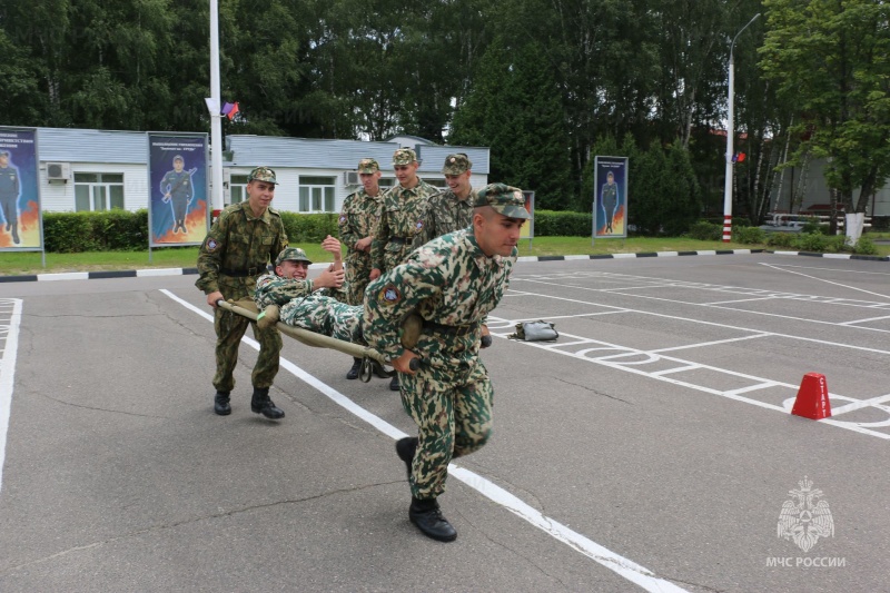 В Ногинском ордена Жукова спасательном центре МЧС России прошла военная эстафета