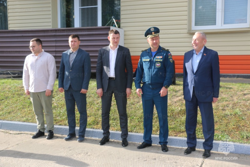 В Ногинском ордена Жукова спасательном центре открылась новая детская площадка