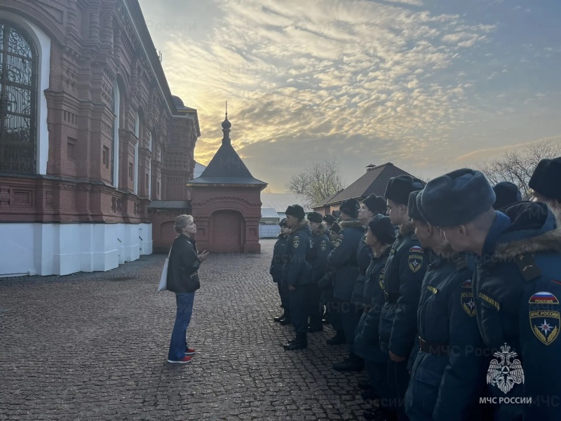 Экскурсия для военнослужащих, проходящих военную службу по призыву, Ногинского ордена Жукова спасательного центра МЧС России по Богородскому краю