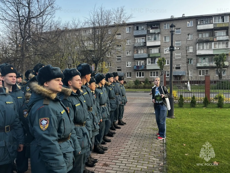 Экскурсия для военнослужащих, проходящих военную службу по призыву, Ногинского ордена Жукова спасательного центра МЧС России по Богородскому краю